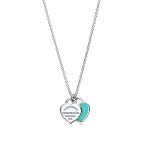 Tiffany Blue® Double Heart Tag Pendant mini